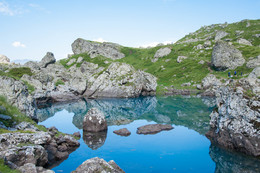 Abudelauri Blue lake / Abudelauri Blue lake. Gerogia