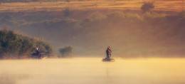 Fishing at sunset / ***