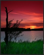 Sunset on the lake / ***