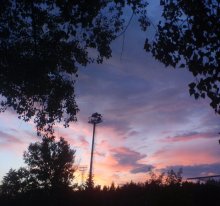 Sunset in the city / *-*-*-*-
