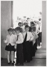 Before the performance. / ***