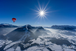  / ... bei einer traumhaften Ballonfahrt in Tirol.