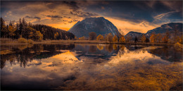 Grimming / Abends am Fuße des Grimmings