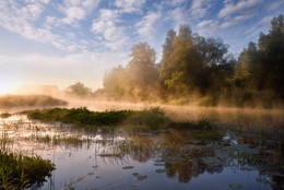 Nebel über dem Fluss / ***