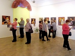 at the exhibition / ***