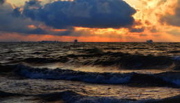 Sunset on the Baltic Sea / ***
