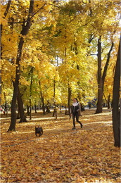 Lady with a dog / ______