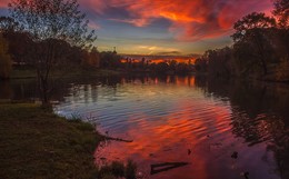 it was the evening / ***