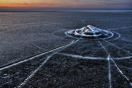 Ice Galaxy / Broken ice im the sea