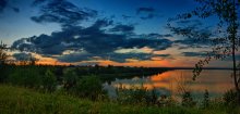 Sonnenuntergang auf dem See Lepel / ***