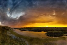 Abschied von der Vergangenheit Sommer Sonnenuntergang / ***
