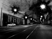 on tram rails, I .. / ***