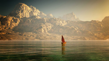 Am Fuße der Berge ... / ***