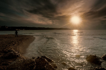 Abendstimmung am Meer / ***