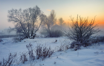 In the evening mist / ***