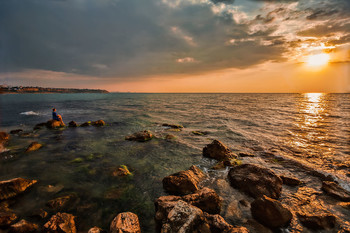 At sunset / ***