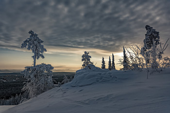 It was getting dark / ***