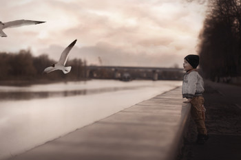 By the river / ***