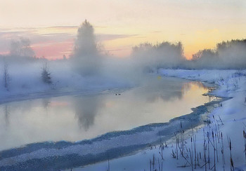 Frosty morning. / ***