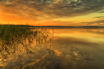 Sunset on the lake / ***
