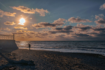 Abendstimmung am Meer / ***