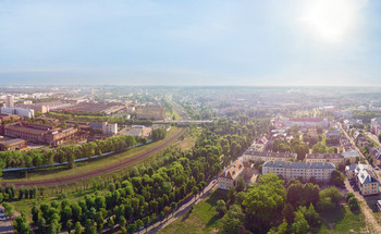 Morning in city / ***