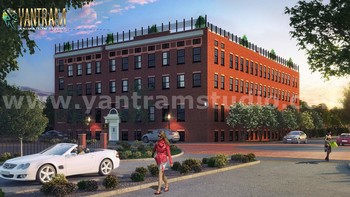 Modern Residential & Commercial 3D Exterior Building Designs Ideas by Architectural Rendering Compan / ***