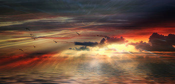 Bei Sonnenuntergang / ***