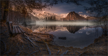 Lieblingsplatz / Morgens an meinen Lieblingsplatz am Almsee in Grünau