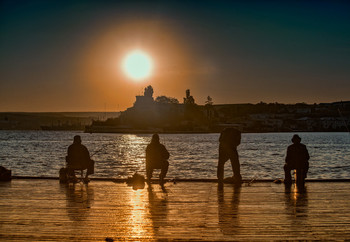 At dawn / ***