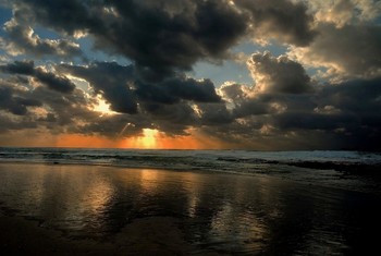 At sunset / ***