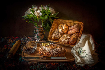 Bread / Still life shot of various breads.