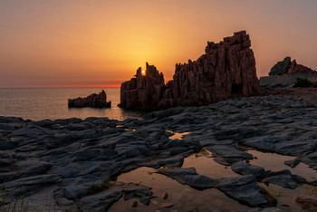 The birth / Sunrise in Arbatax - Sardinia