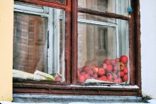 First snow. but you still love apples / ----
