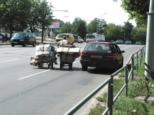 I went to overtake / ***