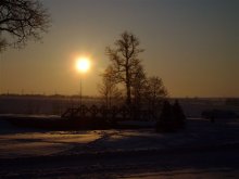 sunset hand / .....