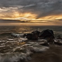 Walking at dawn-III / ***