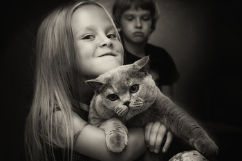  / - Full concentration.. pretend to be soft and obedient.. otherwise, she'll never let me out...)))