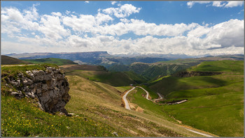 The mountain country. / ***