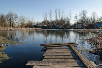 Abend auf dem Fluss / ***