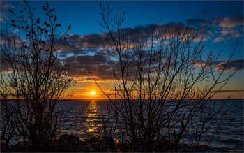 Abend an der Bucht / ***