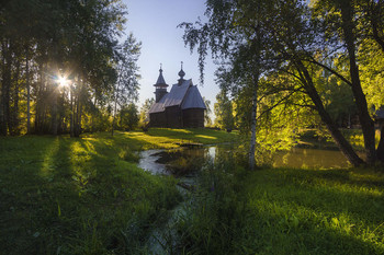 At sunset / ***