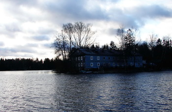 At the lake. / ***
