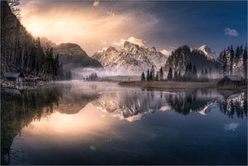 / Morgens am Almsee in Oberösterreich