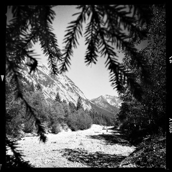 Falzthurntal / Dry River valley in Falzthurn Valley, near Aachensee, Tyrol, Austria