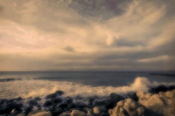 Abendstimmung am Meer / ***