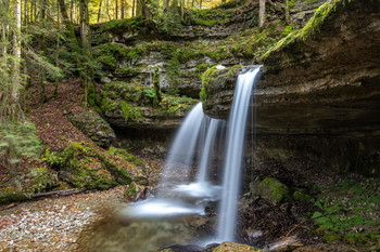 Wasserfall / Wasserfall bei Hintersee - Salzburg