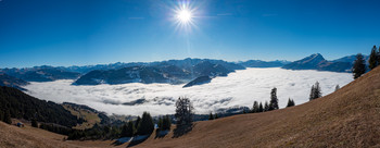 Larnoz / Nebelmeer am Vilan
