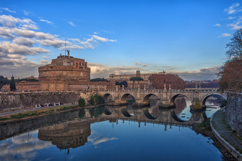 Inverno a Roma / Castel Sant'Angelo
Ponte Sant'Angelo
Fiume Tevere
