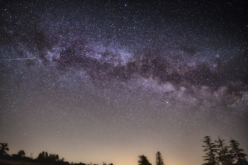 Milchstrasse über dem Schwarzwald / nächtlicher Himmel über dem Schwarzwald